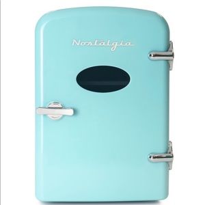 NIB Mint green mini makeup fridge